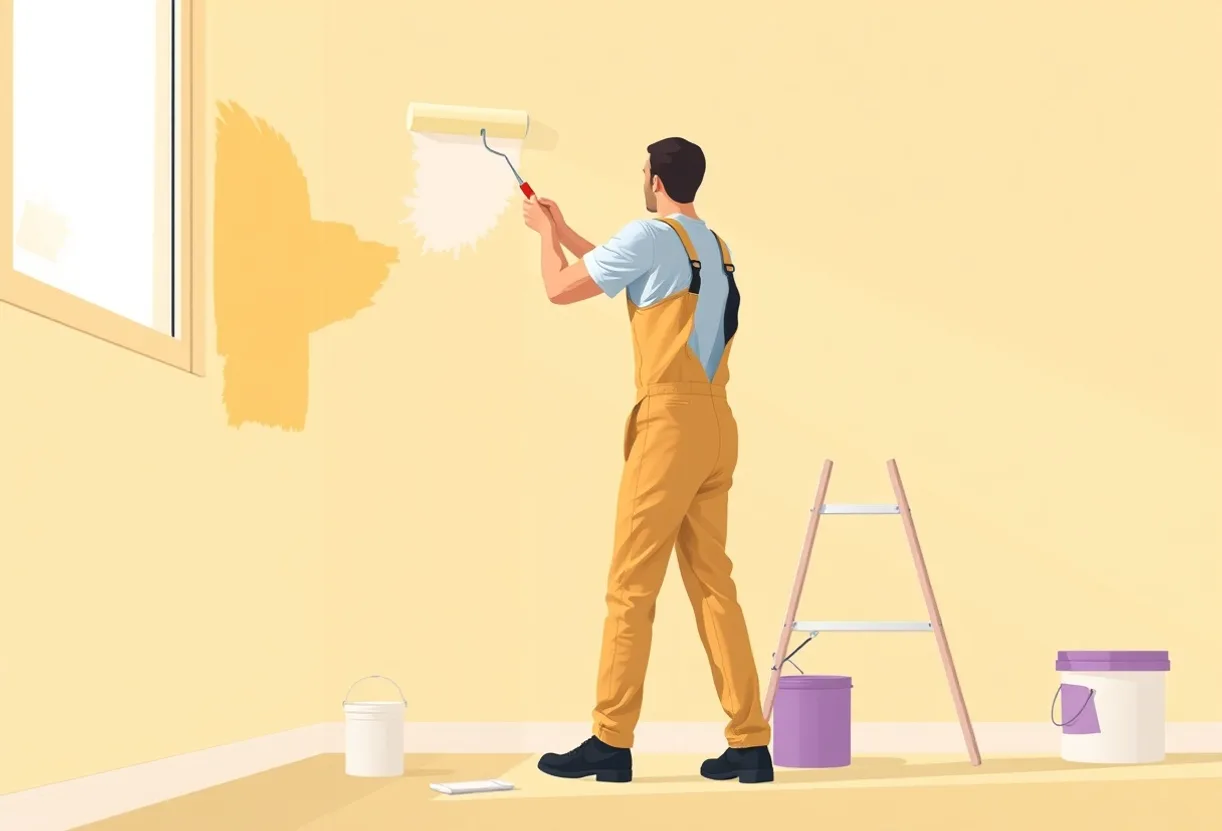 Peintre Argenteuil 95100 en intervention sur un chantier